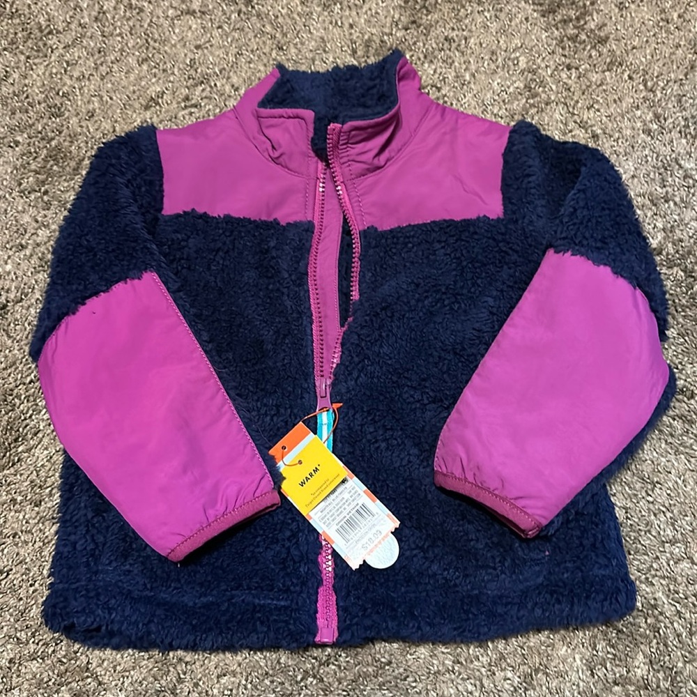 Cat & Jack Jacket. 3T. Blue and Purple. NWT